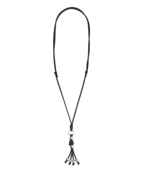 LEMAIRE love-knot nappa-leather necklace 