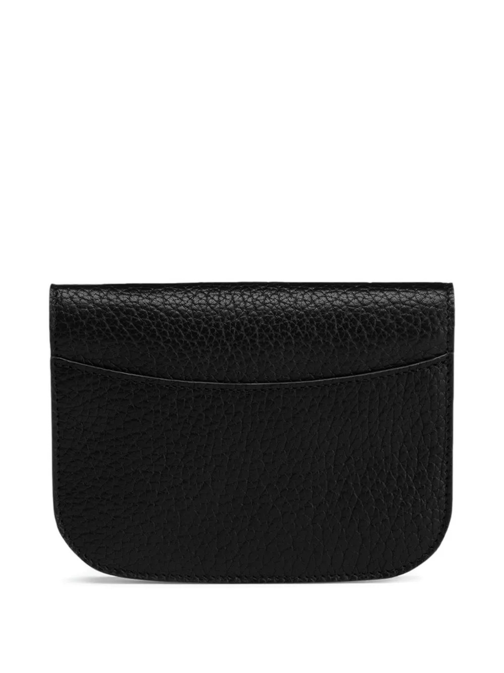 Lemaire Logo-detail Leather Wallet In Black