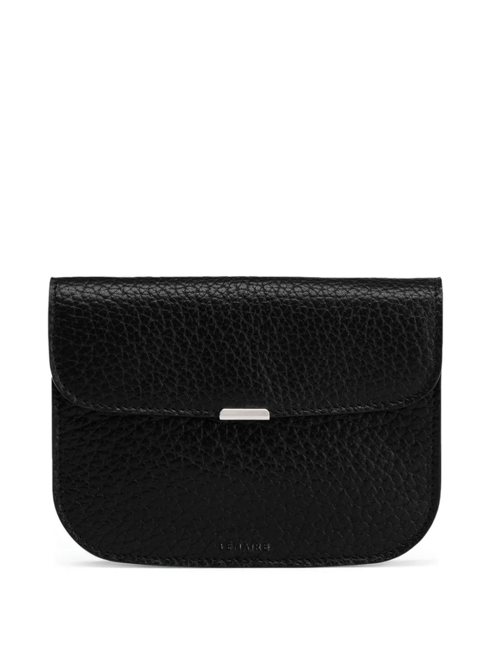 Lemaire Logo-detail Leather Wallet In Black