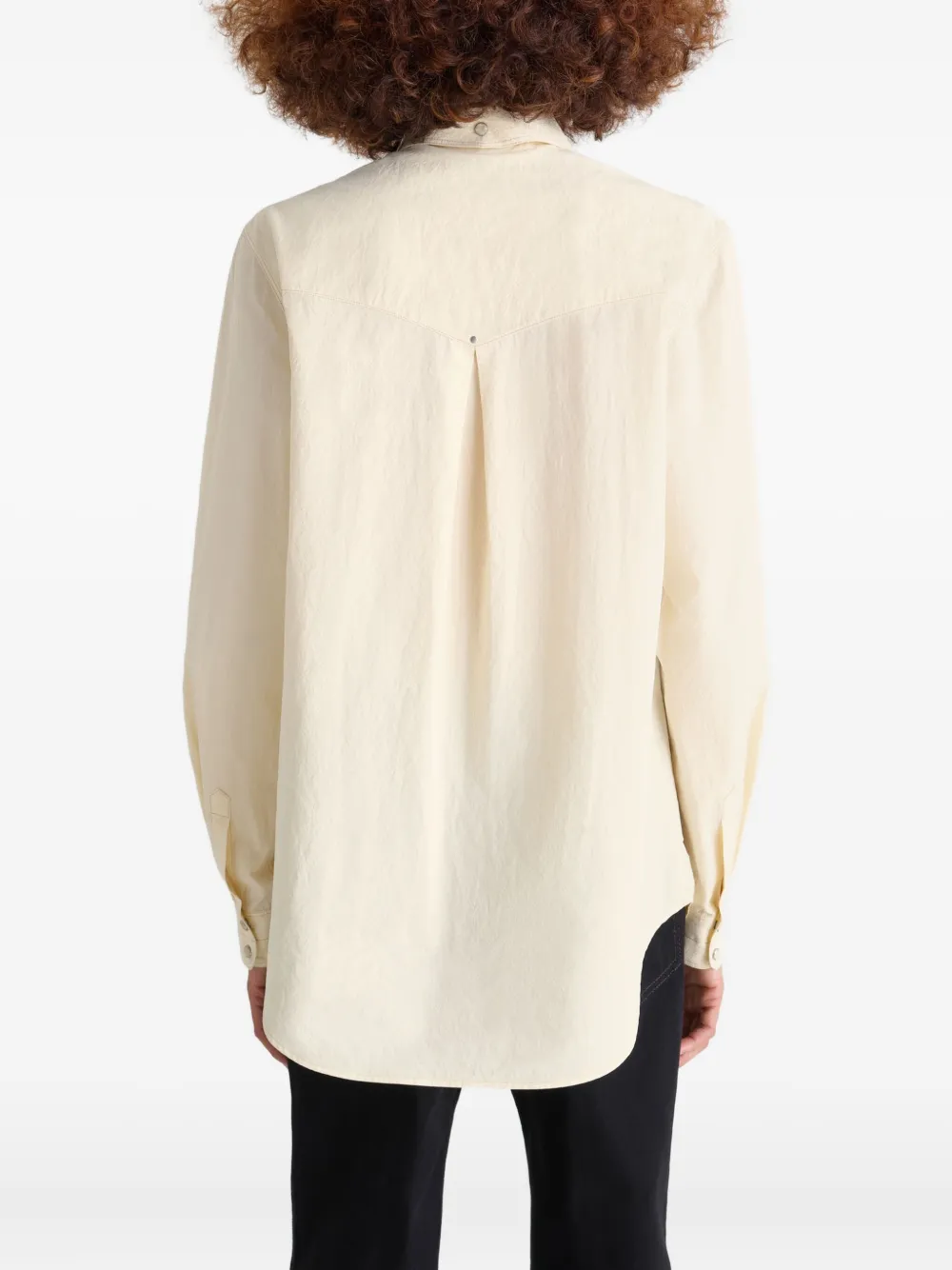 LEMAIRE Blouse met borstzak Beige