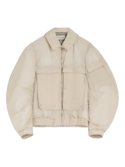 LEMAIRE detachable-collar zip-up puffer jacket 