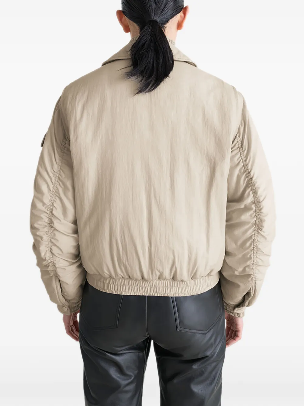 르메르 탈부착식 칼라 집업 패딩 재킷 OW1153LF1301