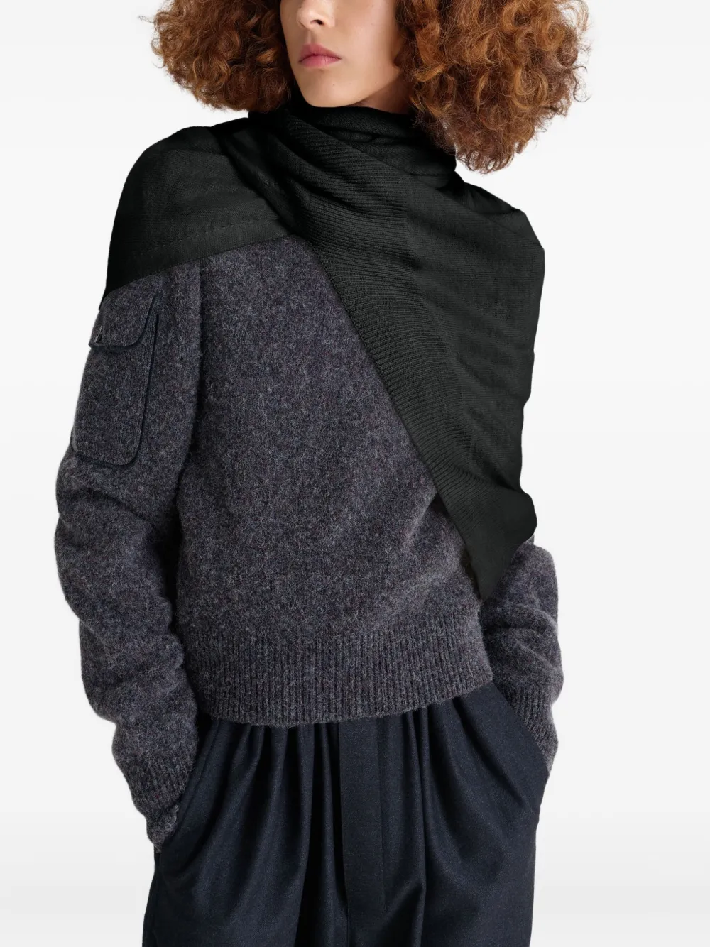 LEMAIRE wrap-around scarf | Men | Image 2
