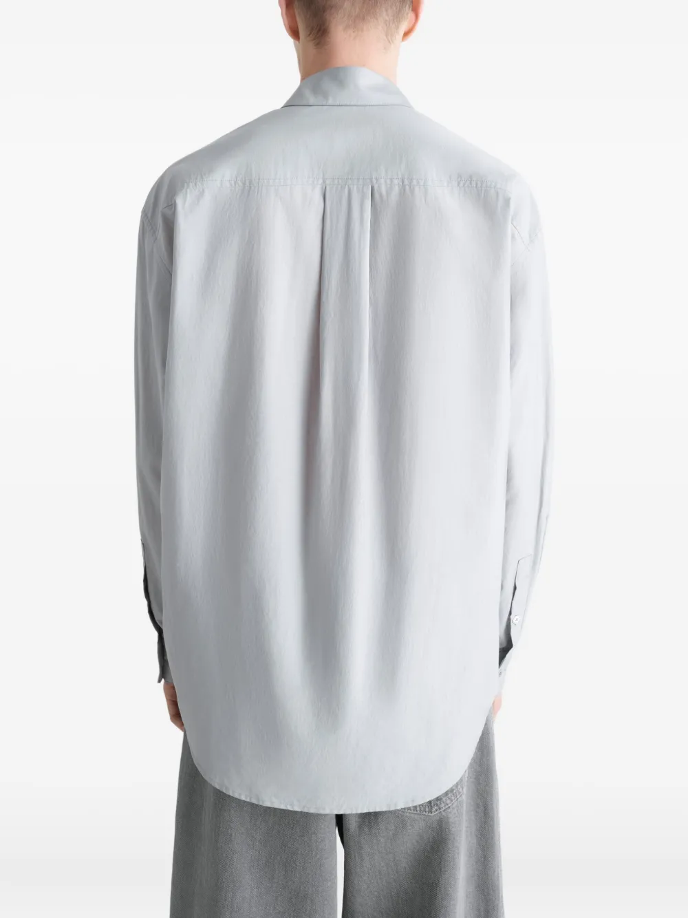 LEMAIRE Overhemd met borstzak Grijs