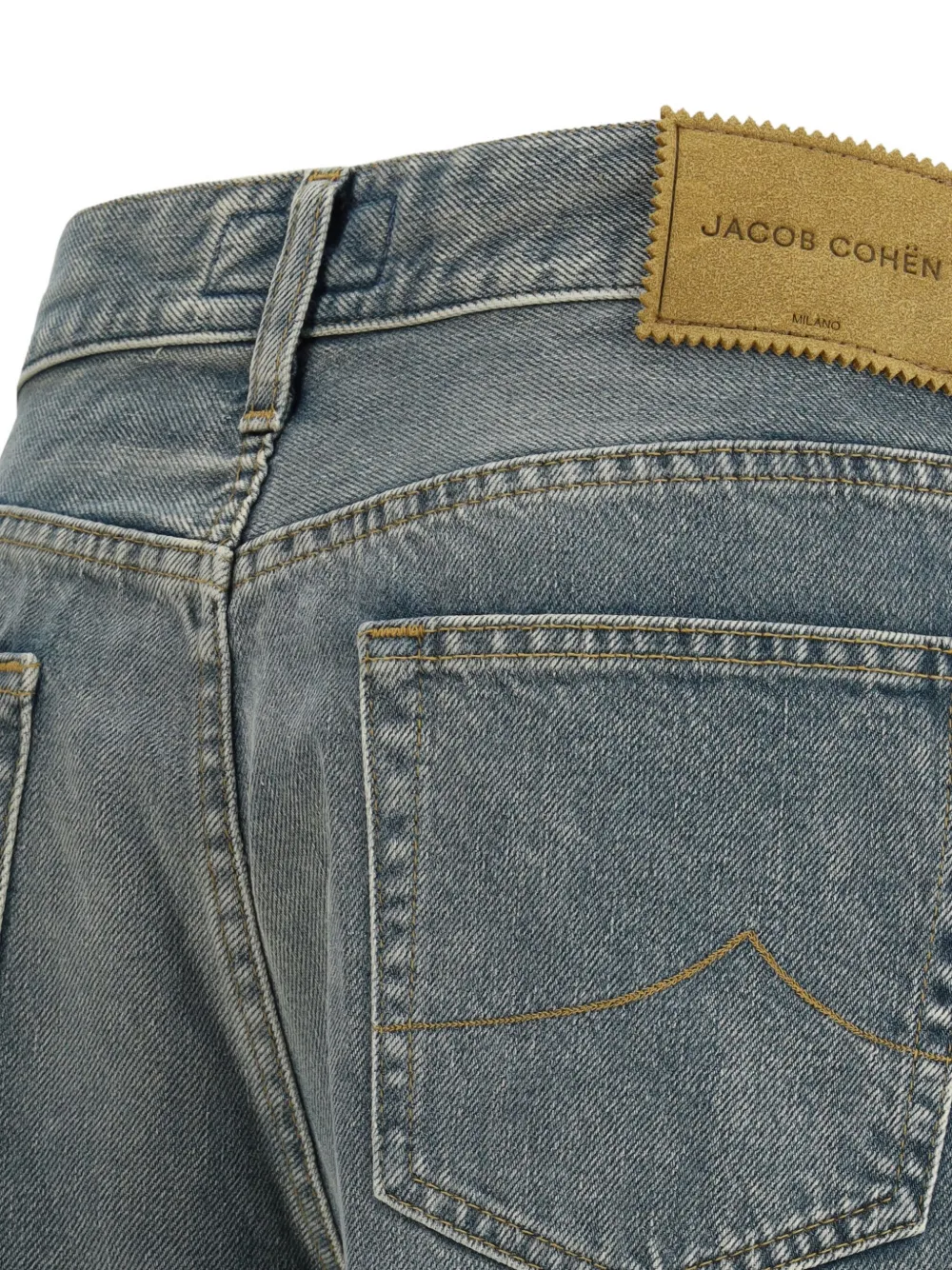Jacob Cohen Grace Wide 5 Pocket Jeans In Gray