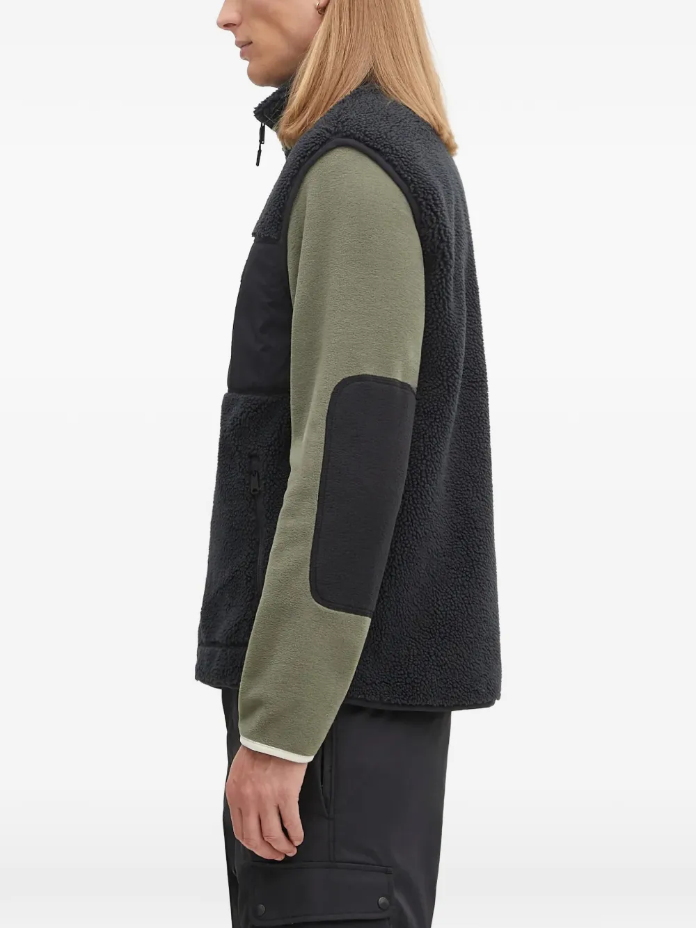 Napapijri Yupik V zip logo vest | Waistcoats & Gilets | Image 2