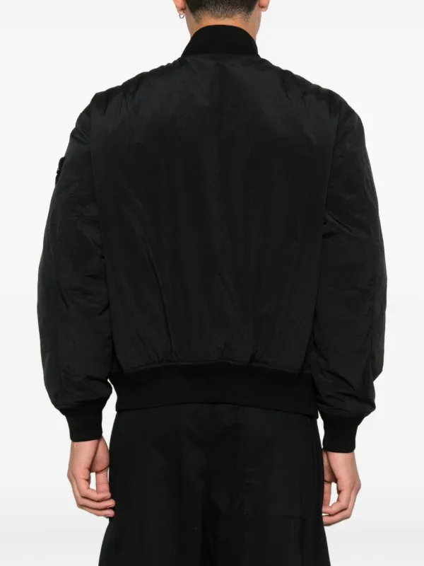 Stone Island コンパスバッジ ボンバージャケット | ブラック Stone Island コンパスバッジ ボンバージャケット | ブラック