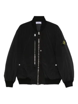Moncler zip-up Gabardine Shirt Jacket | Black | FARFETCH
