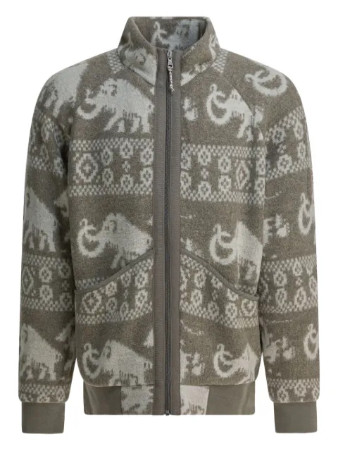 Mammut patterned zip cardigan