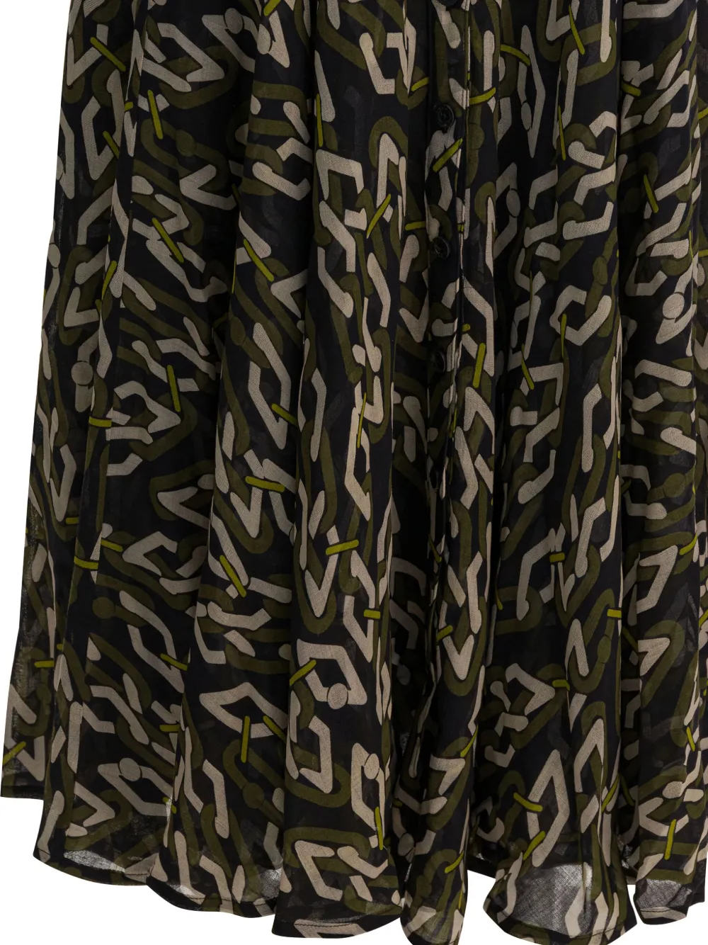Samantha Sung Jurk met print Zwart