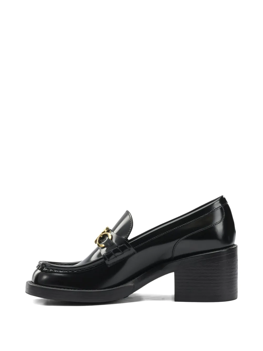 Chloé Medallion loafers met hak Zwart