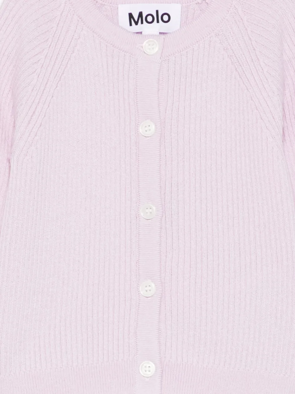 Molo Geribbeld vest Paars