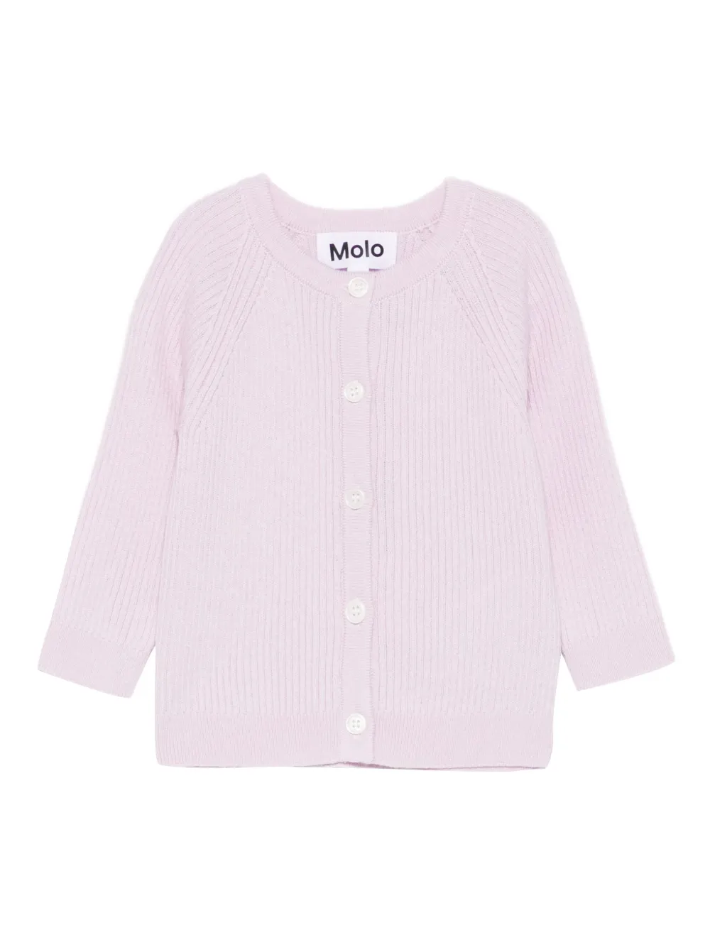 Molo ribbed cardigan - Viola