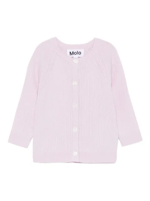 Molo cárdigan tejido de canalé