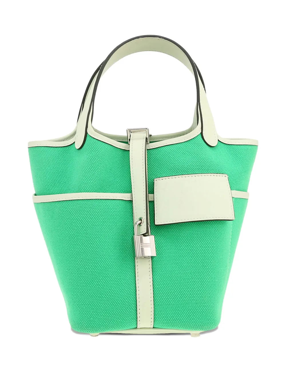 Hermès Pre-Owned 2023 Picotin canvas bucket bag | Green | Image 1