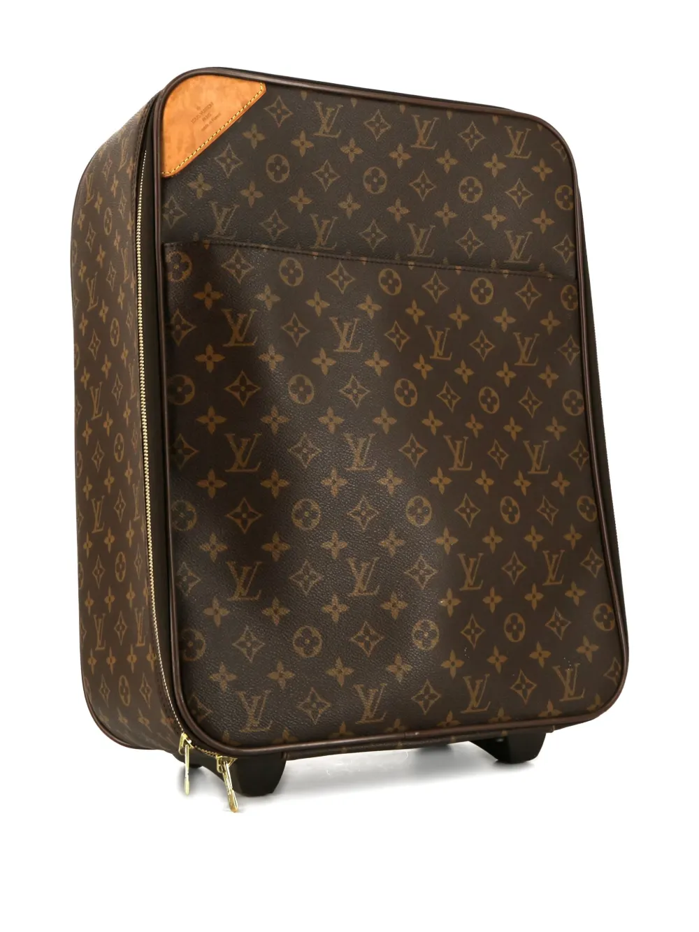 Pre-owned Louis Vuitton 2002 Pégase Monogram Suitcase In Brown