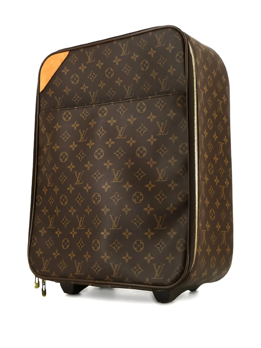 Pre-owned Louis Vuitton 2002 Pégase Monogram Suitcase In Brown