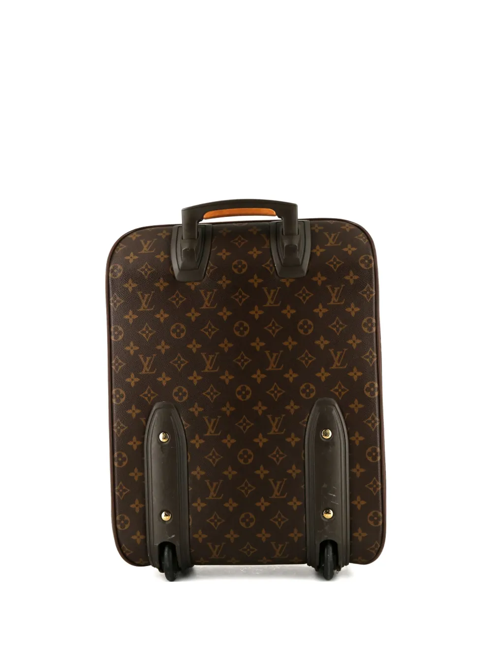 Pre-owned Louis Vuitton 2002 Pégase Monogram Suitcase In Brown