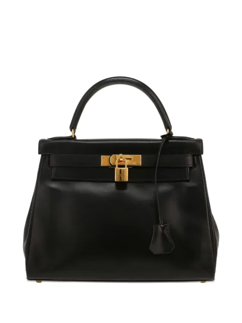 Hermès Pre-Owned 1990 Kelly 28 leather tote bag