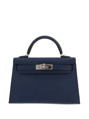 Hermès Pre-Owned ケリー 35 バッグ | ブルー | FARFETCH JP