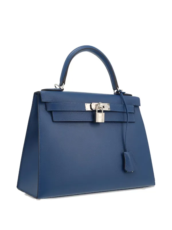 Hermès Pre-Owned 2005 ケリー 28 ハンドバッグ | ブルー | FARFETCH JP