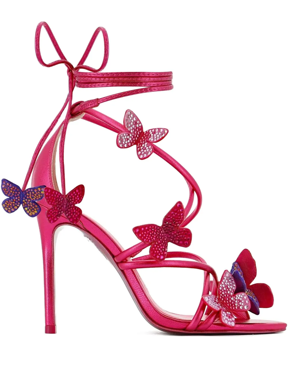 Sophia Webster Vanessa sandalen met vlinder en hak Roze