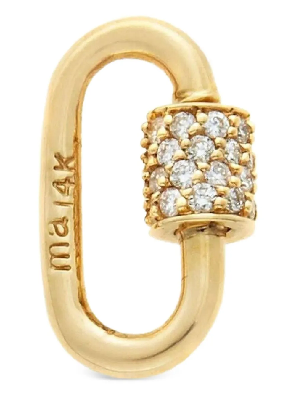 Marla Aaron pendentif en or 14ct à diamants Babylock | or | Image 1