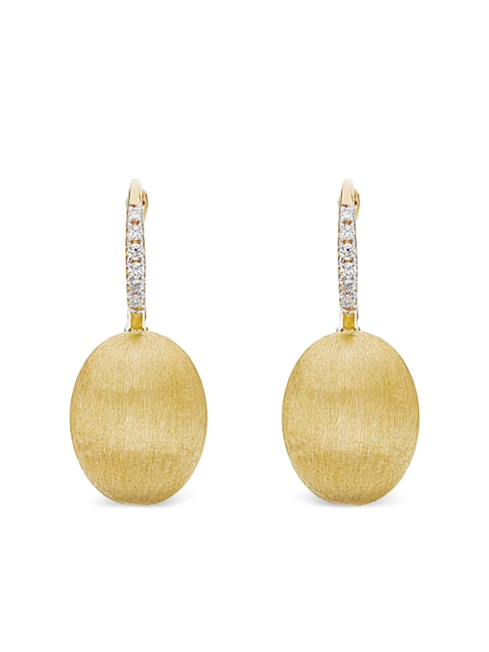 NANIS Orecchini Ciliegine in oro giallo 18 carati con diamanti