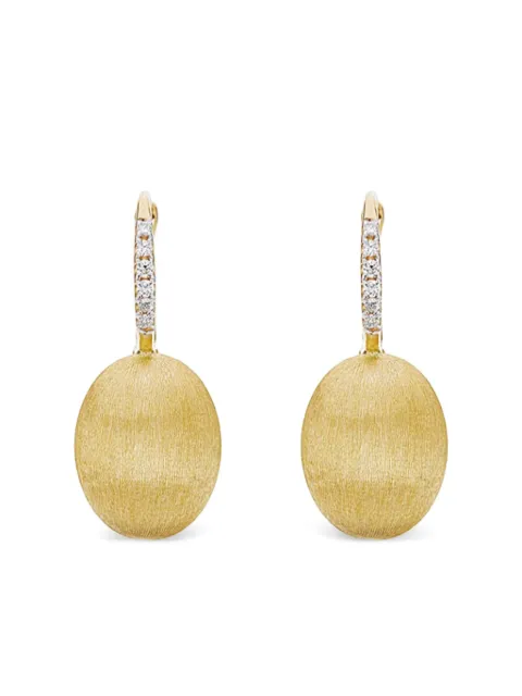 NANIS 18K yellow gold Ciliegine diamond earrings