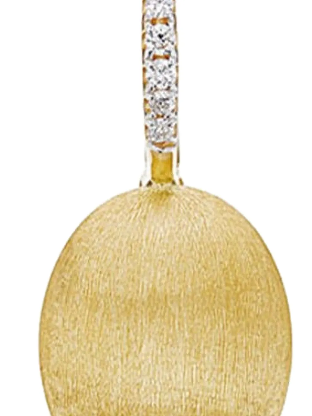 Nanis 18k Yellow Gold Ciliegine Diamond Earrings In Gold