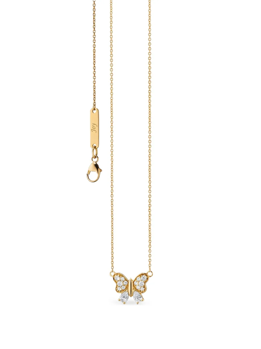 Monica Rich Kosann 18k Yellow Gold Joy Diamond Necklace In Gold