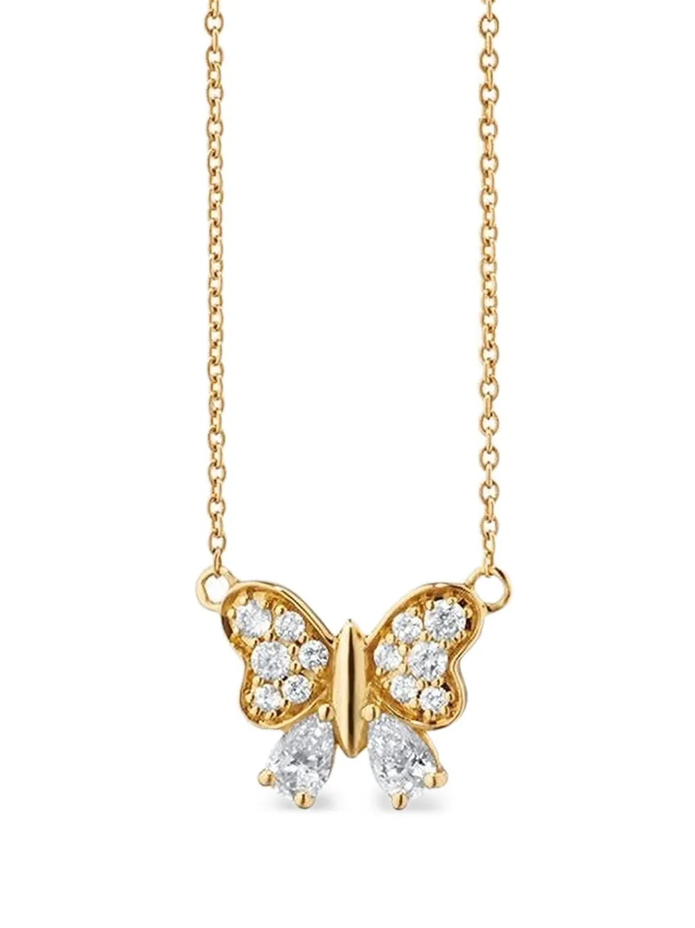 Monica Rich Kosann 18k Yellow Gold Joy Diamond Necklace In Gold