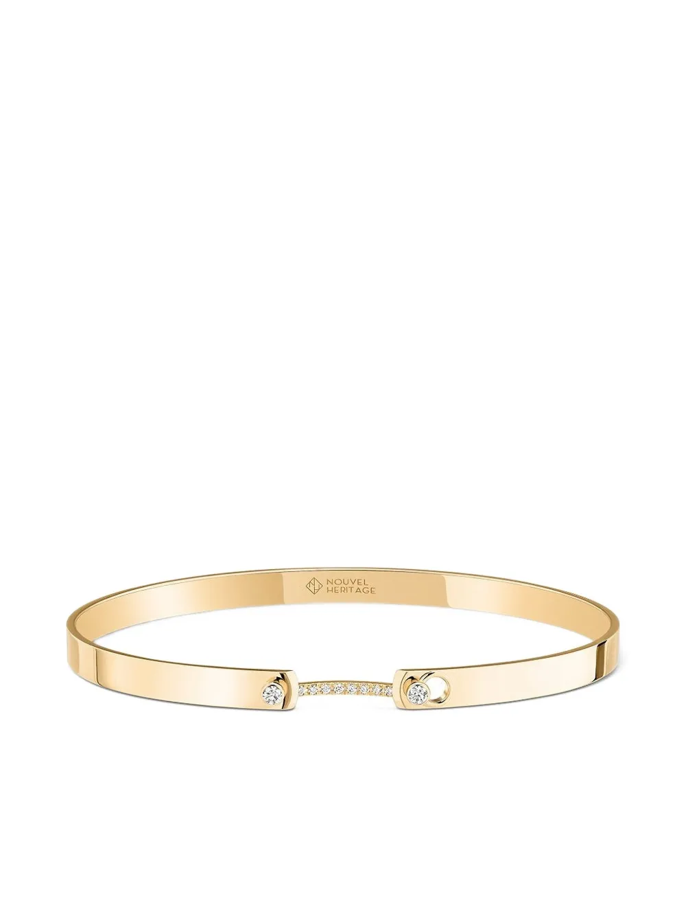 Nouvel Heritage 18k Recycled Gold Business Meeting Mood Diamond Bracelet