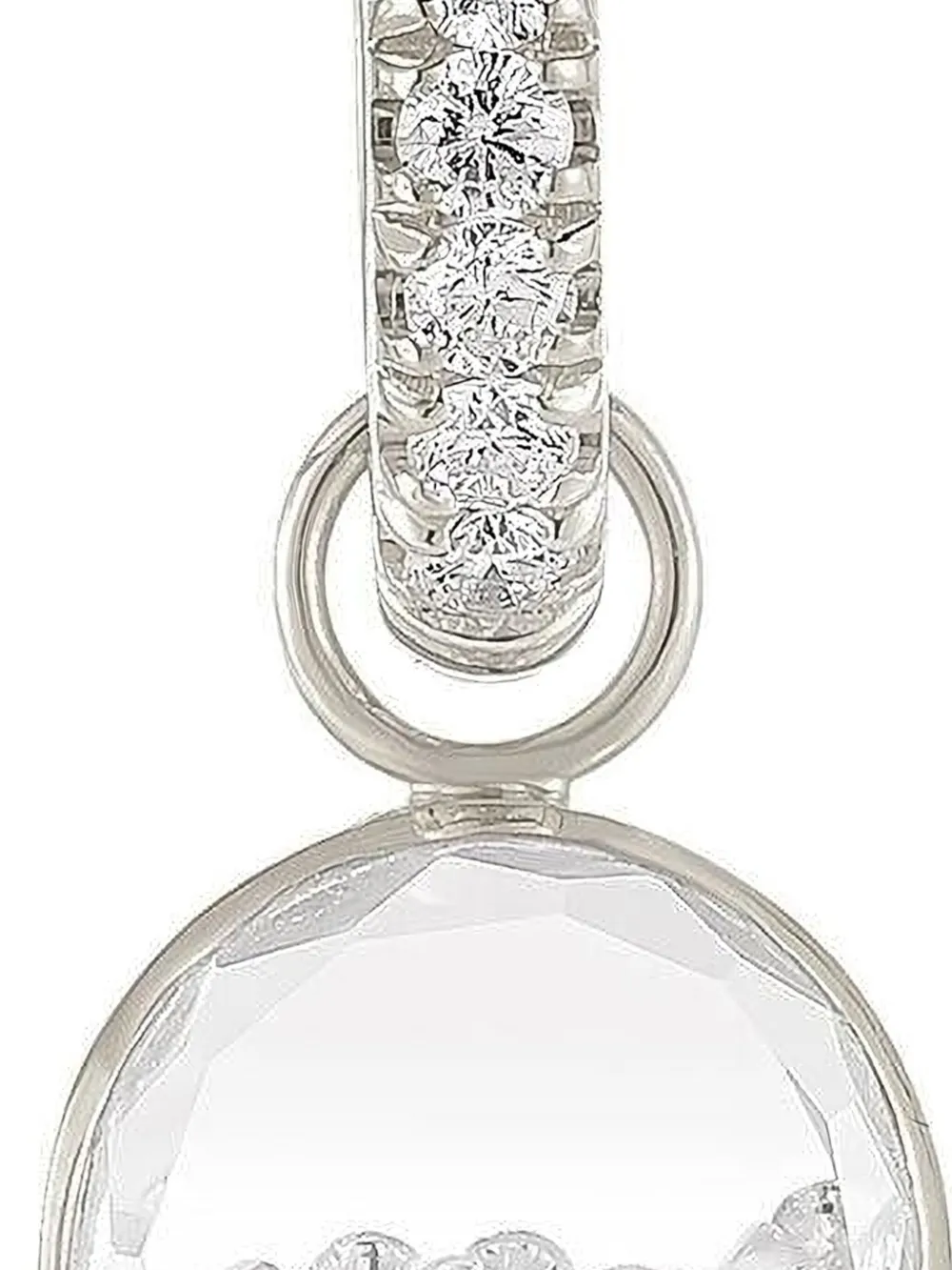 Moritz Glik boucles d'oreilles Shaker Hugger en or blanc 18ct | Image 2