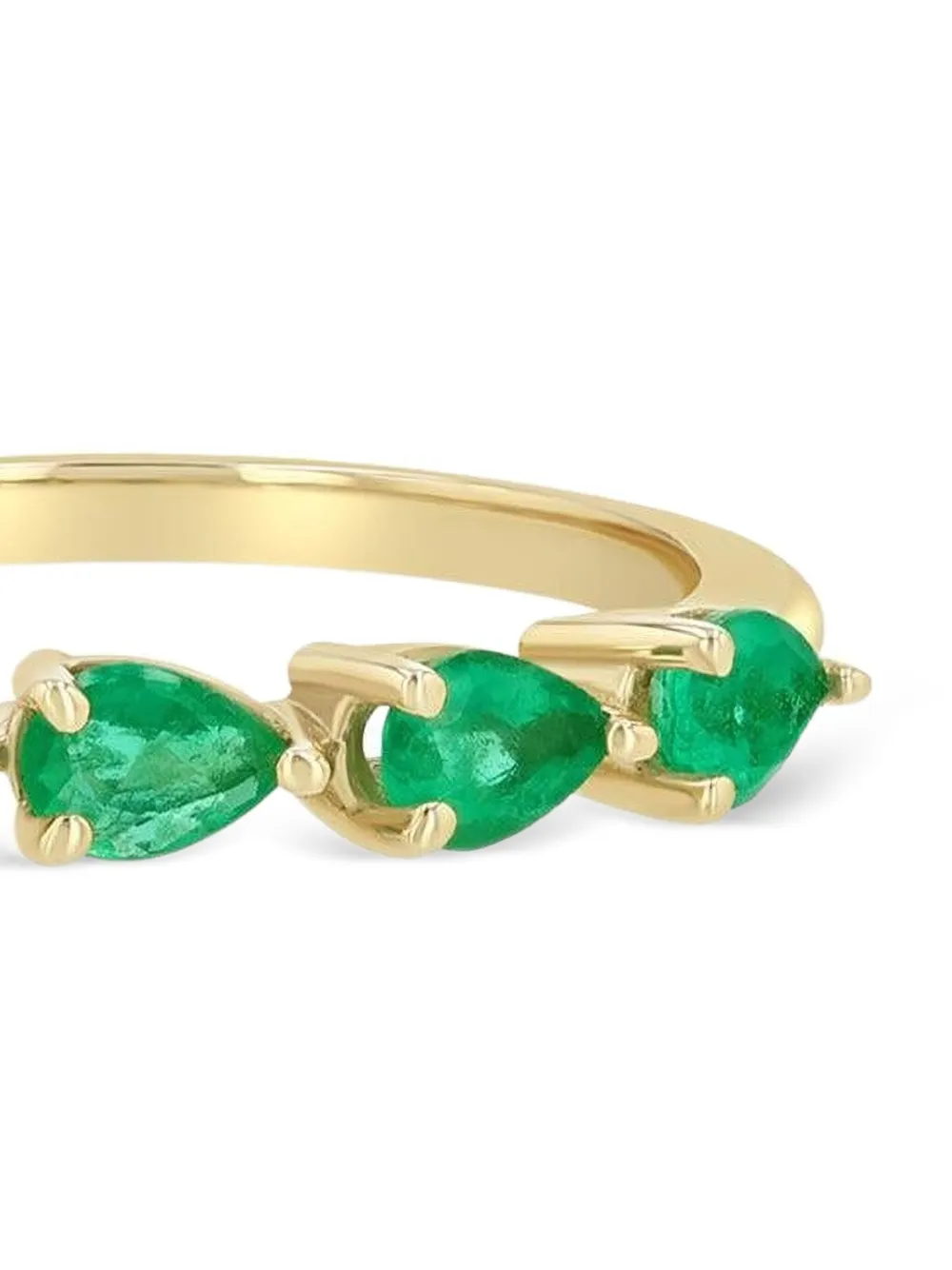 14k Yellow Gold Emerald Ring