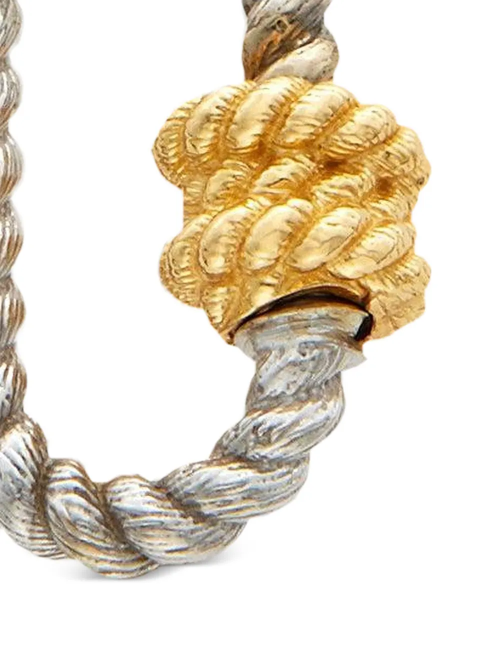 Marla Aaron 14K yellow and white gold Twisted Locked pendant | Image 2