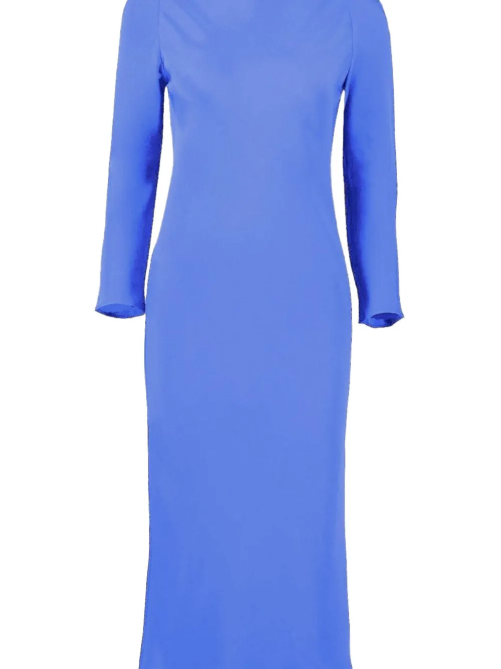 Peter Cohen Long-sleeve Midi Dress In Blue