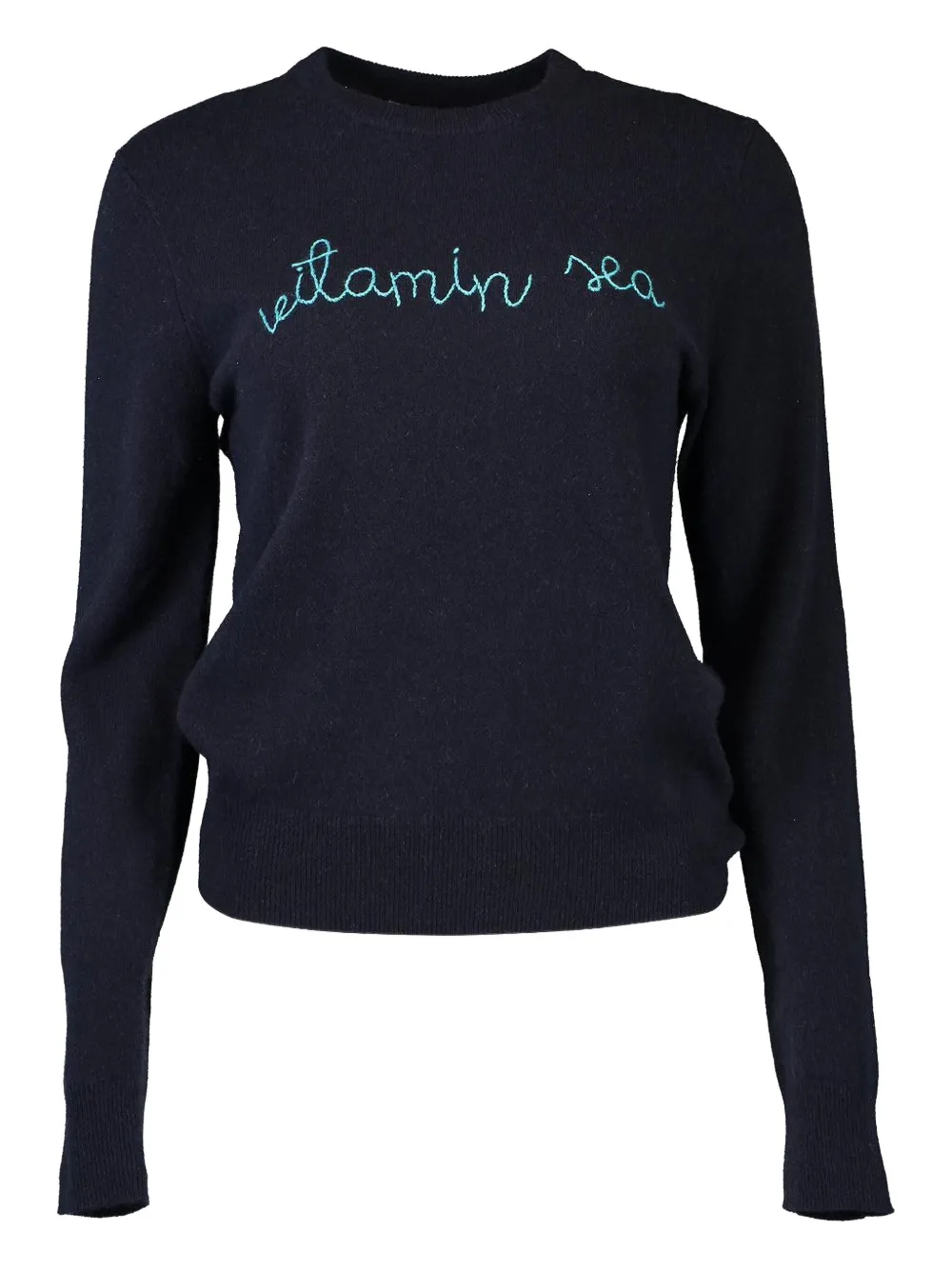 Lingua Franca Vitamin Sea Sweater In Blue