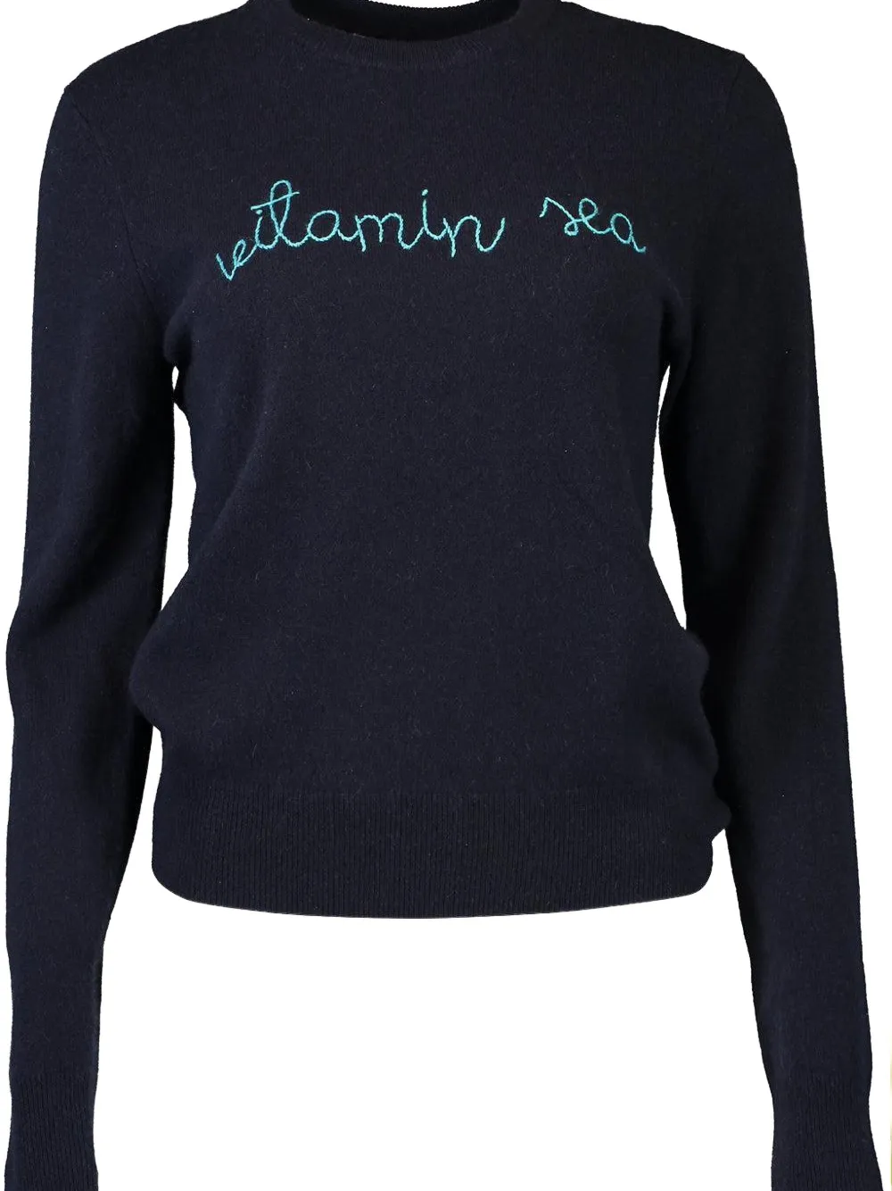 Lingua Franca Vitamin Sea Sweater In Blue