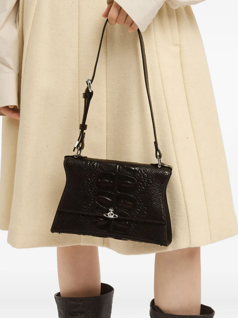 Vivienne Westwood medium Bianca shoulder bag - Bruin