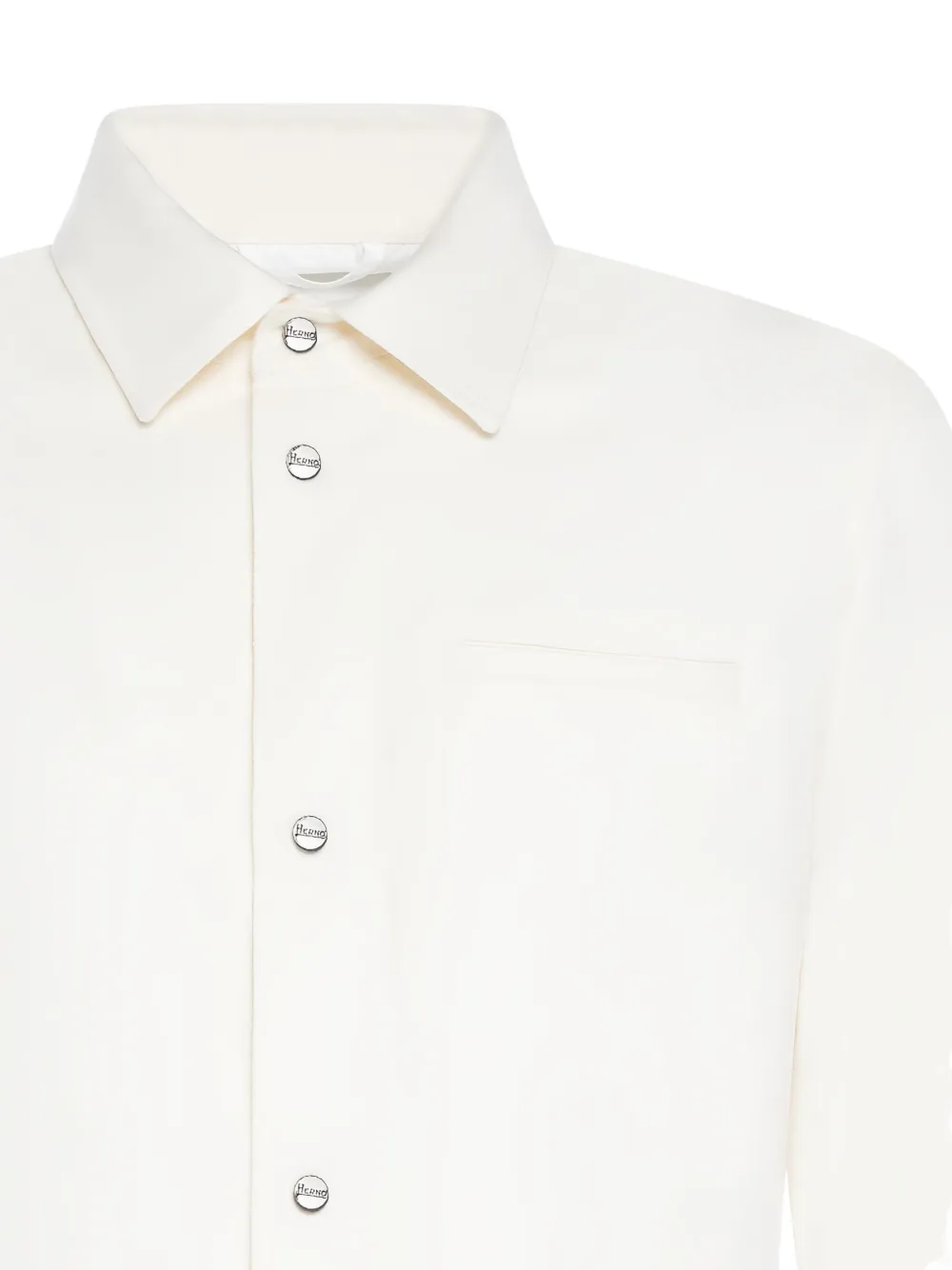 Herno Overhemd met knopen Beige