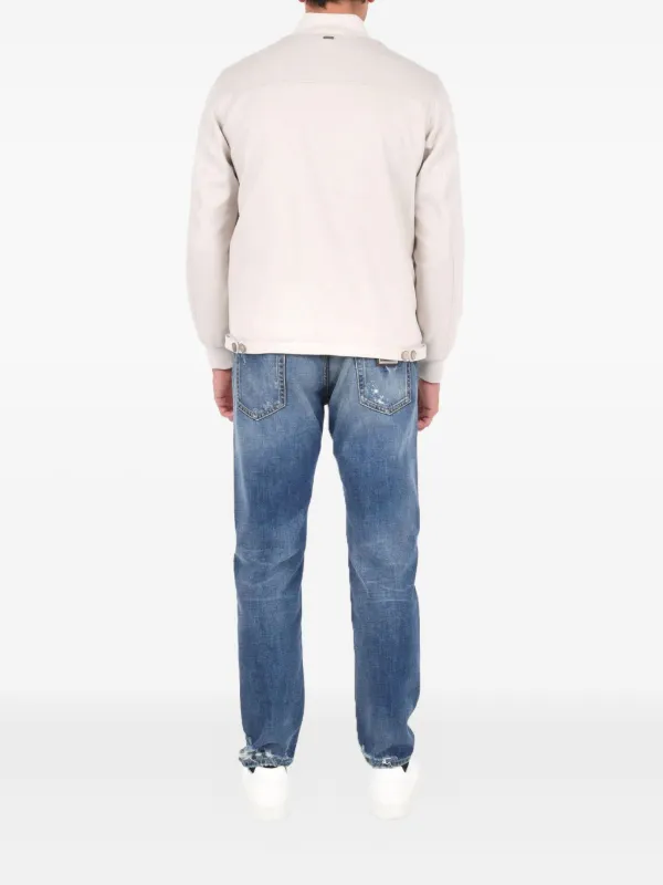 Herno ボタン ボンバージャケット | ニュートラル | FARFETCH JP