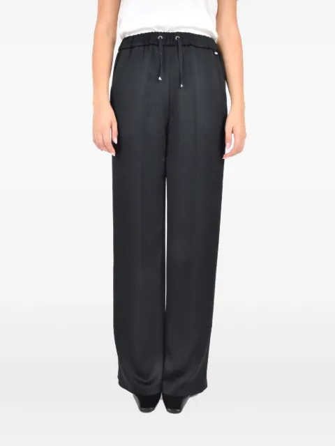 Herno drawstring straight-leg trousers