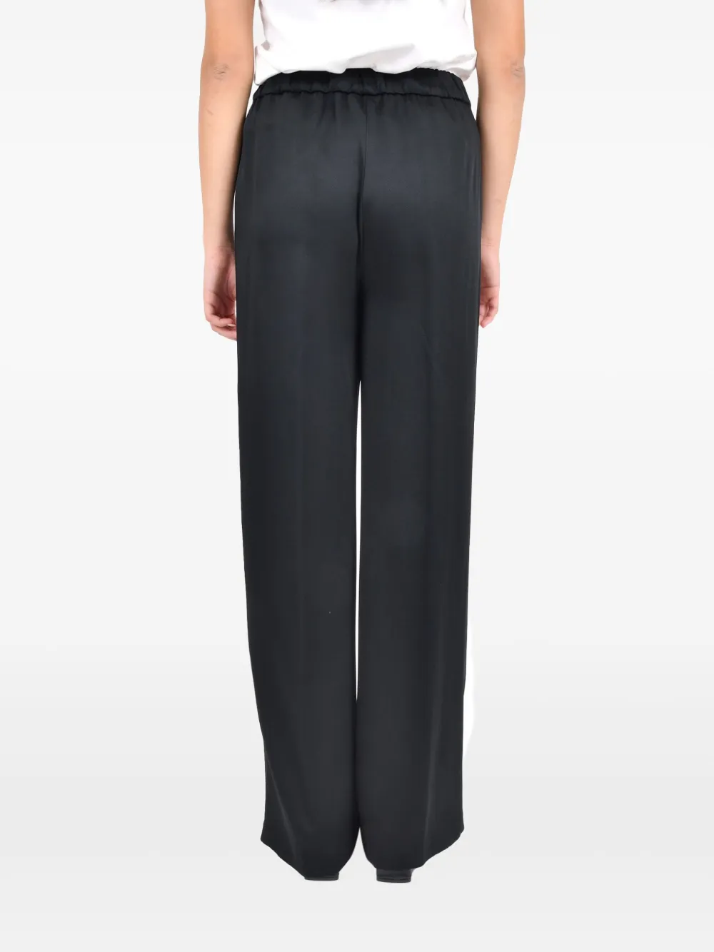 Herno Straight broek met trekkoord Zwart