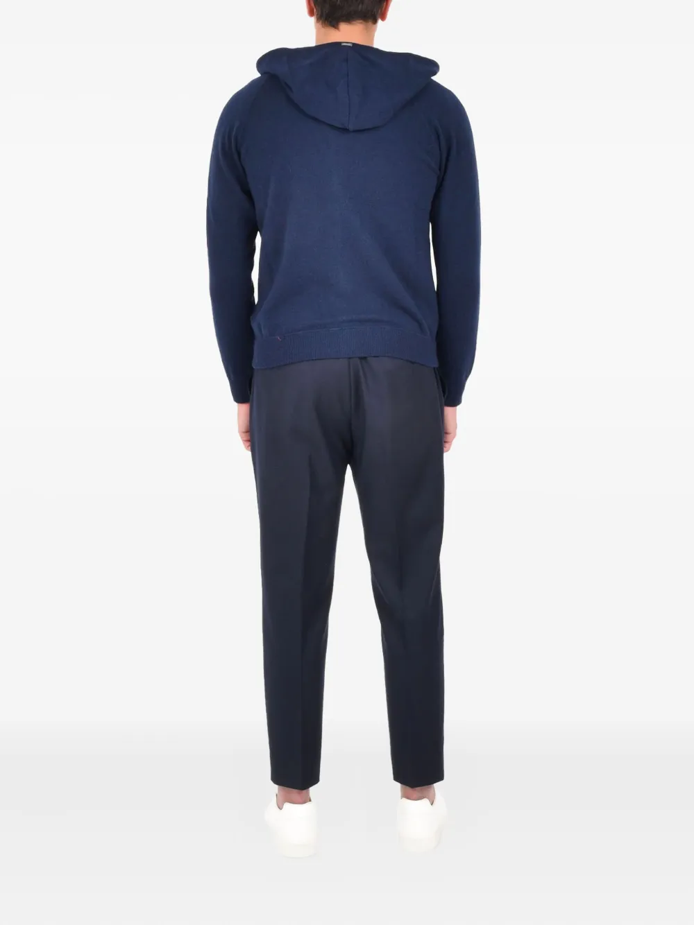 Herno Kasjmier hoodie met rits Blauw