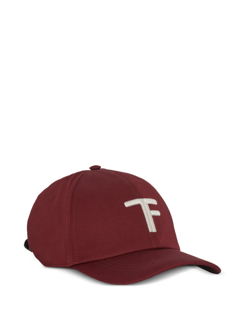 TOM FORD logo-plaque hat - Rosso