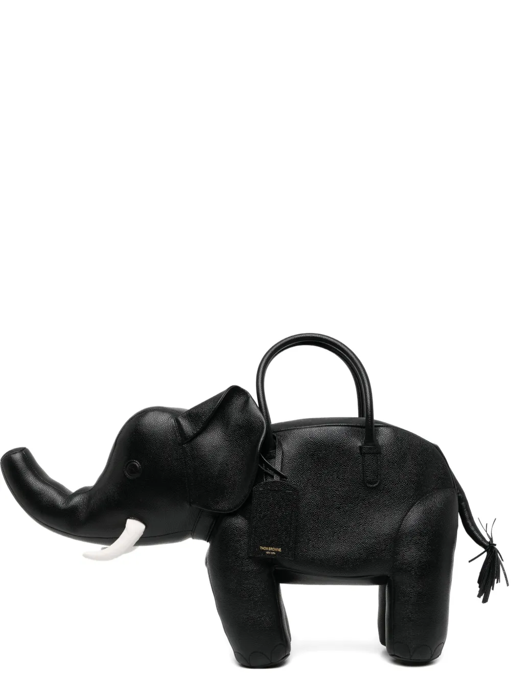 Thom Browne elephant top handle tote bag - Nero