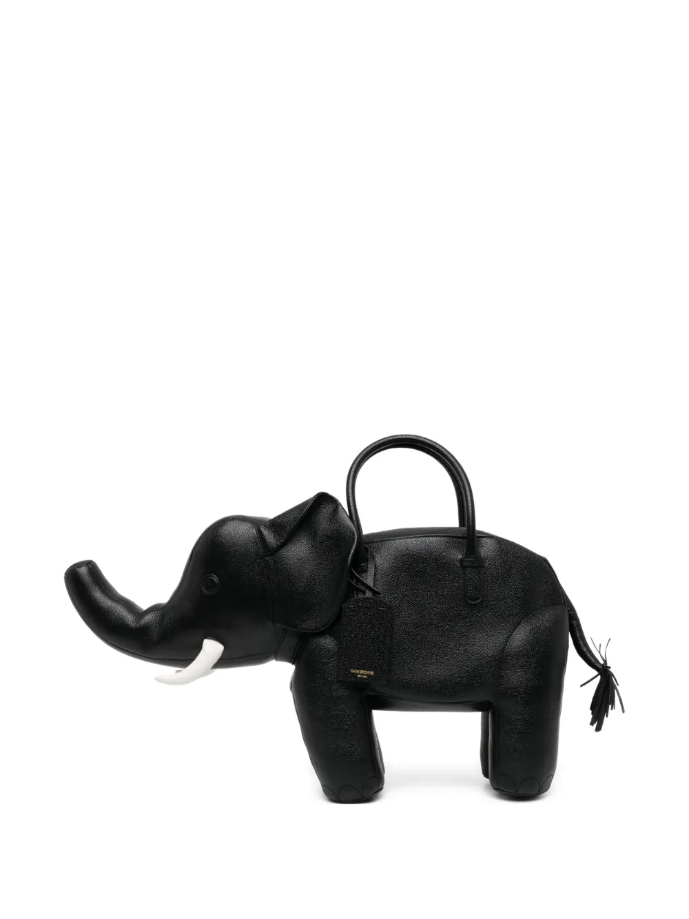 Thom Browne elephant top handle tote bag - Nero