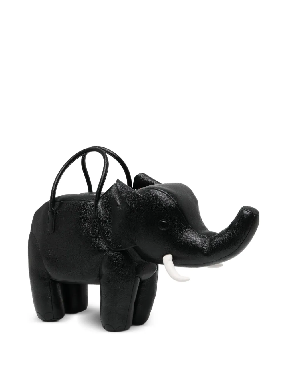 elephant top handle tote bag