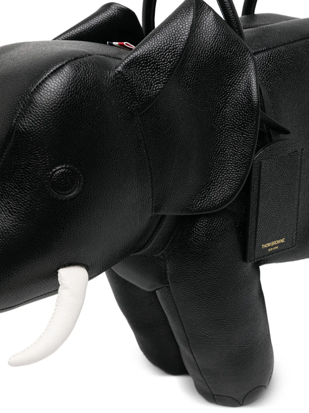 elephant top handle tote bag